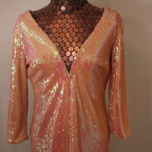 Pink Sequin Dress